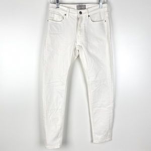 Everlane Mid-Rise Skinny Jeans White